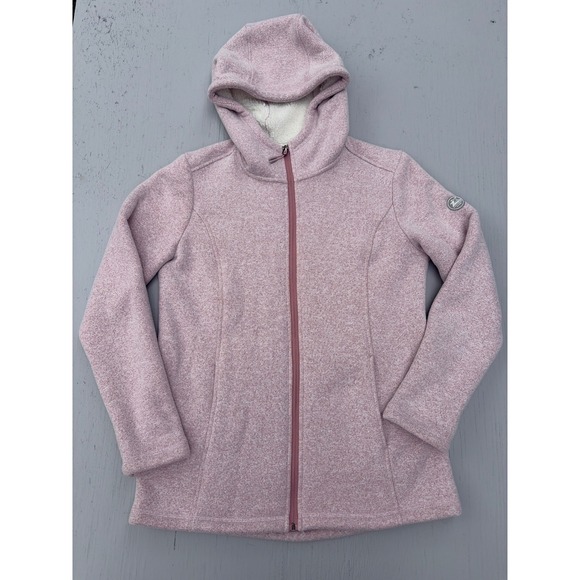ZeroXposur Jackets & Blazers - ZeroXposur Womens Pink Ash Sherpa Lined Full Zip Hoodie Jacket Small V92160